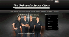 Desktop Screenshot of orthopedicsports.com